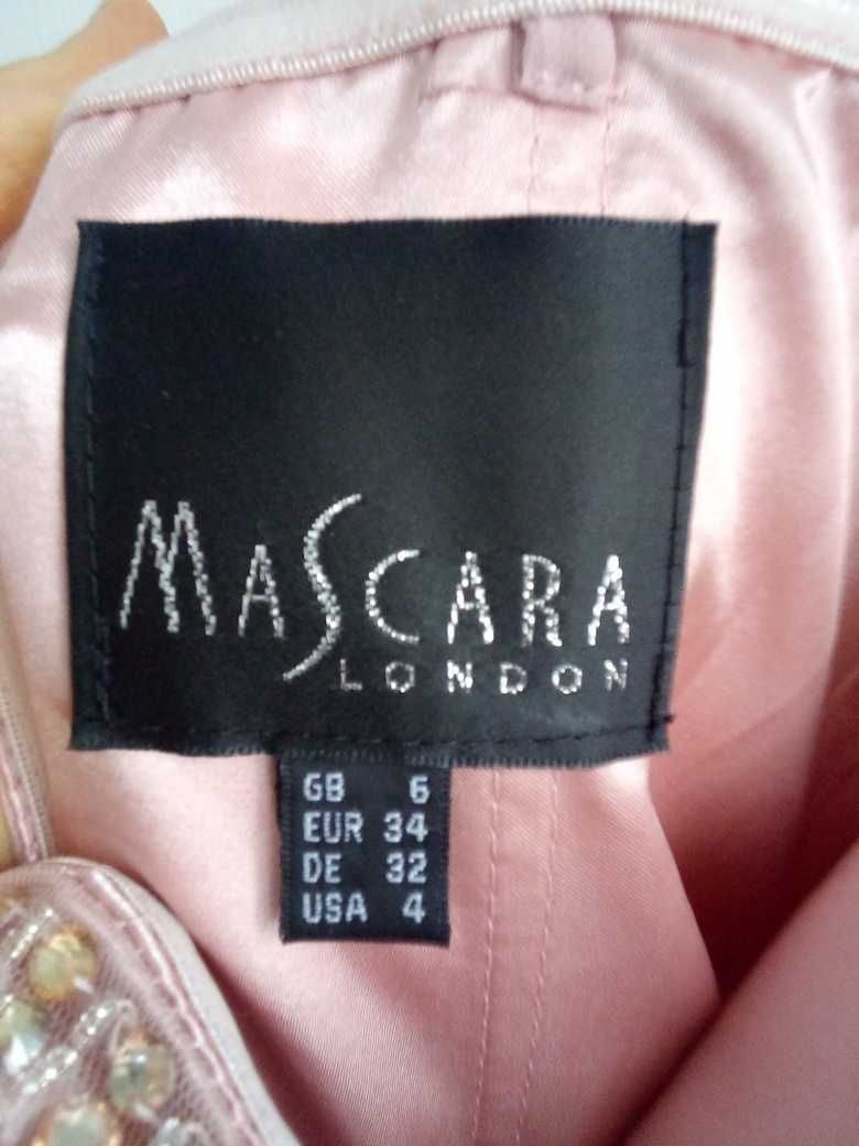 Sukienka wieczorowa gorsetowa Mascara London 34/xs