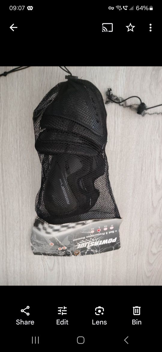 Powerslide protetores para andar de patins