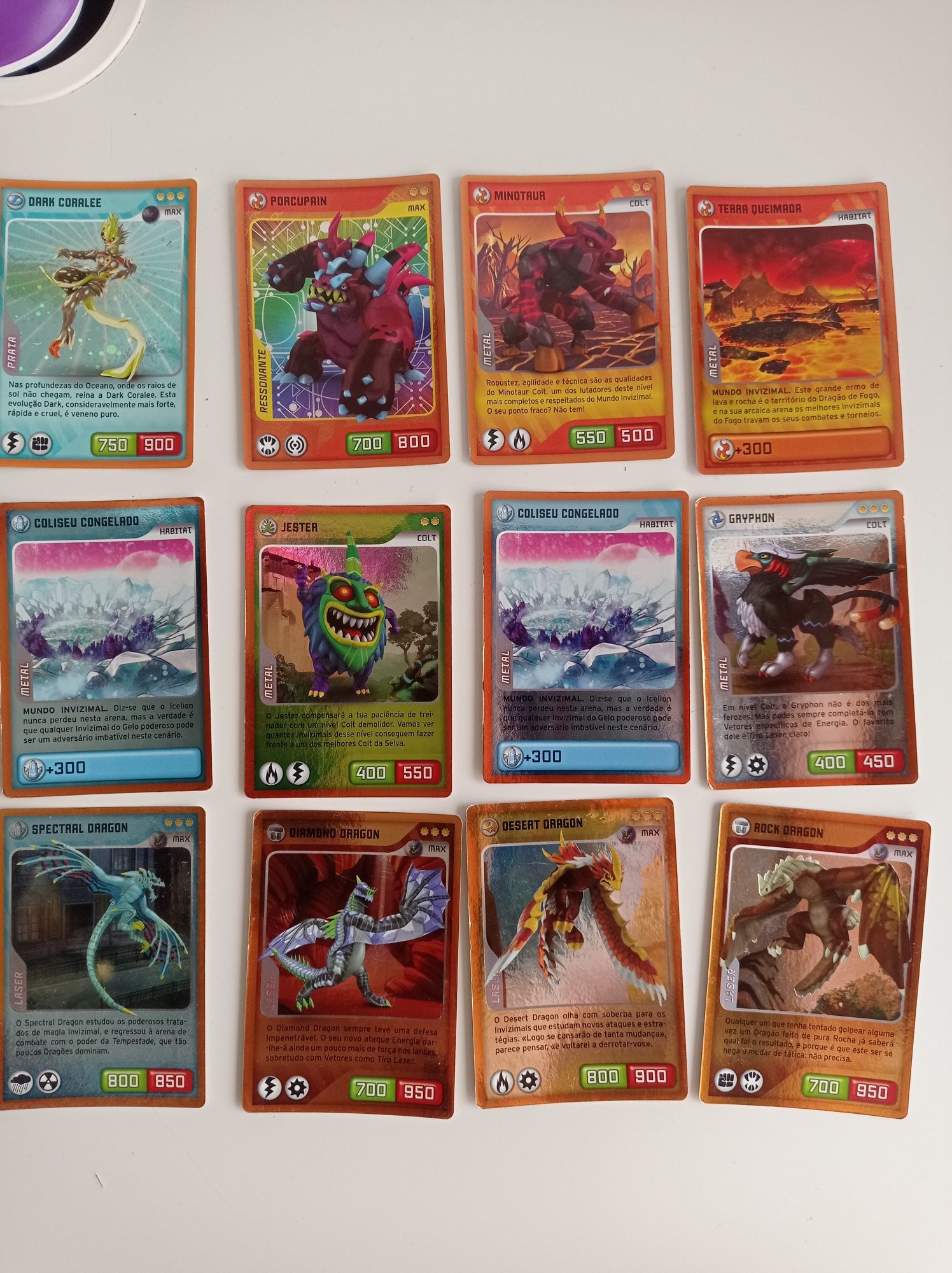 Coleção cartas Invizimals