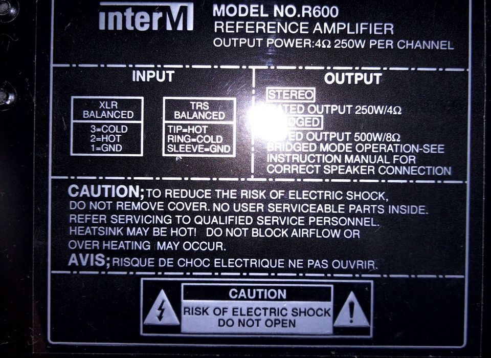 Акустическая система колонки YAMAHA-CM12V усилитель Inter-M R600