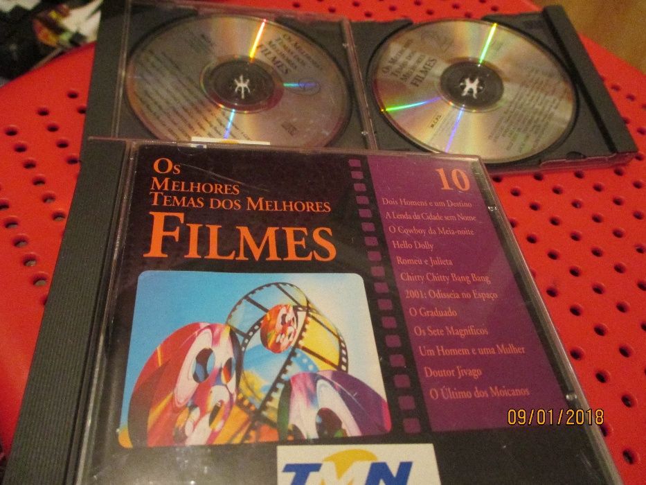 8 cds -Os melhores temas dos melhores filmes