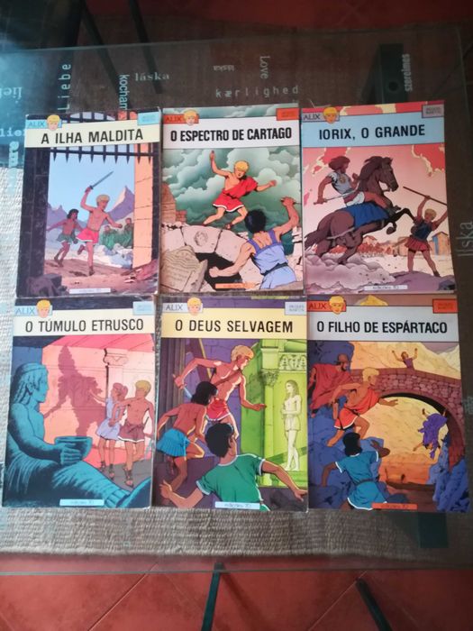 Livro banda desenhada Alix