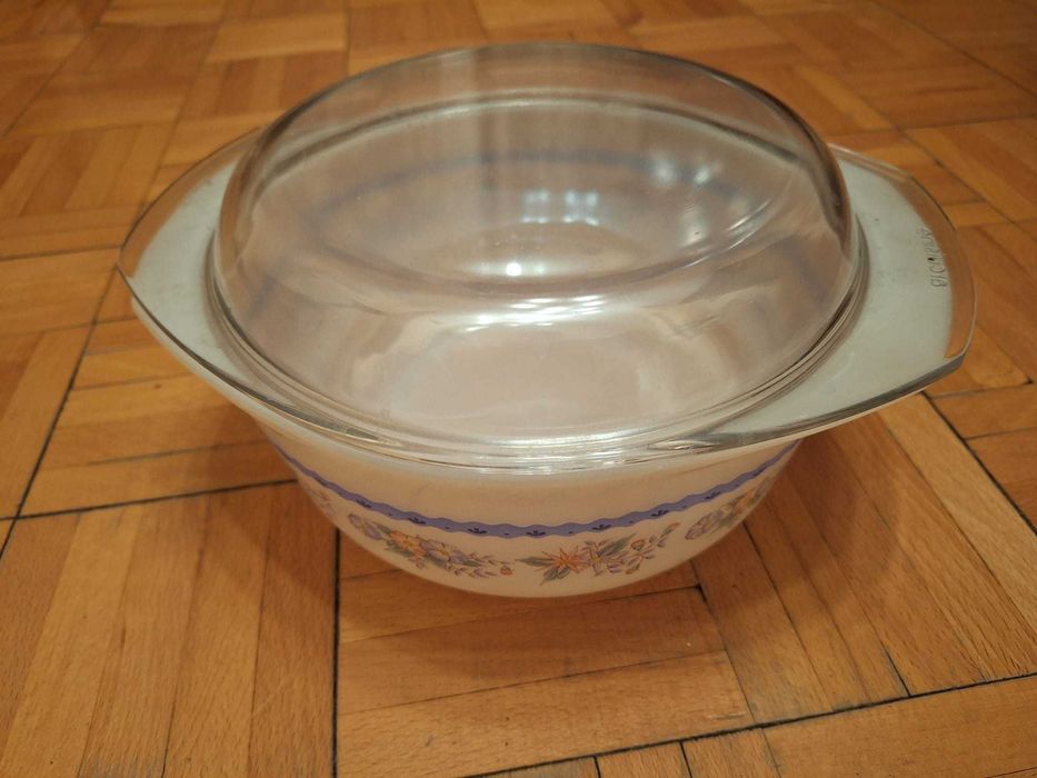 Francuskie naczynie żaroodporne Arcuisine, nowe, 2.4 litra, retro