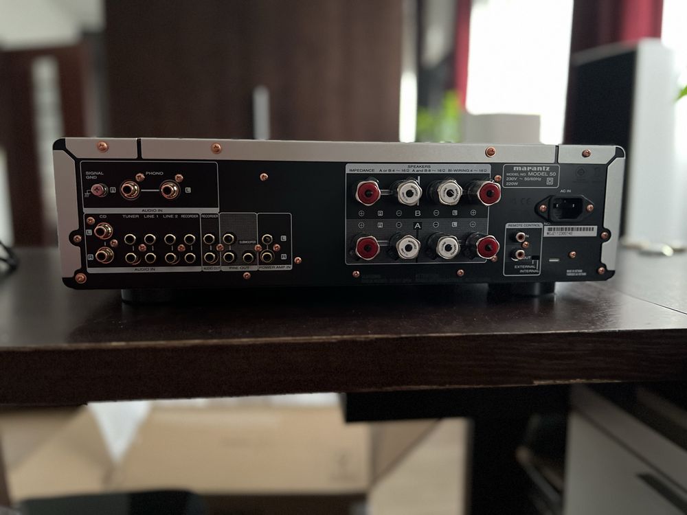 Jak nowy Wzmacniacz Marantz Model 50 Srebny + pilot - gwarancja