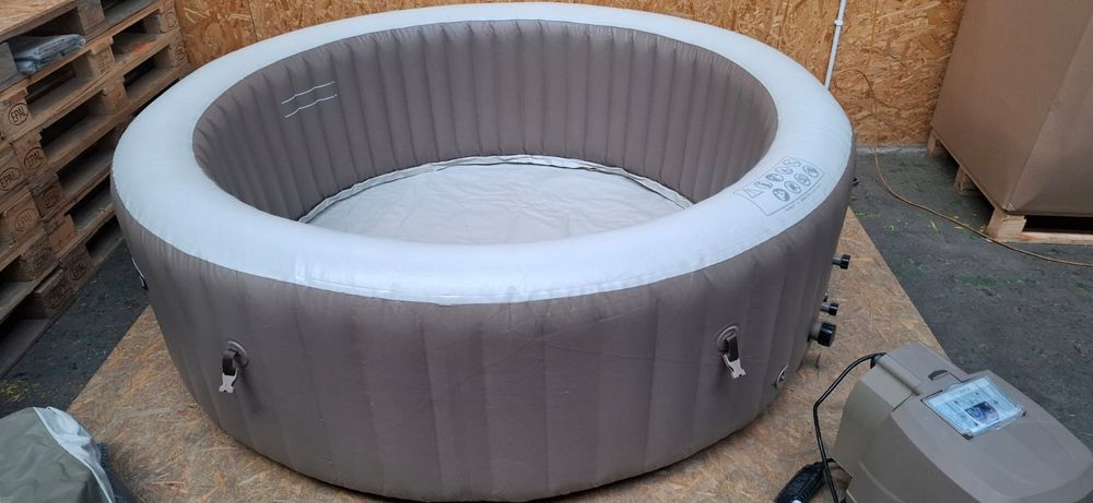 Basen Z Hydromasażem Nadmuchiwany Okrągły Intex Pure Spa Sahara 6 os.