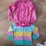 Sweter dziewczęcy r. 92 2 szt, rozpinany sweter dla dziewczynki