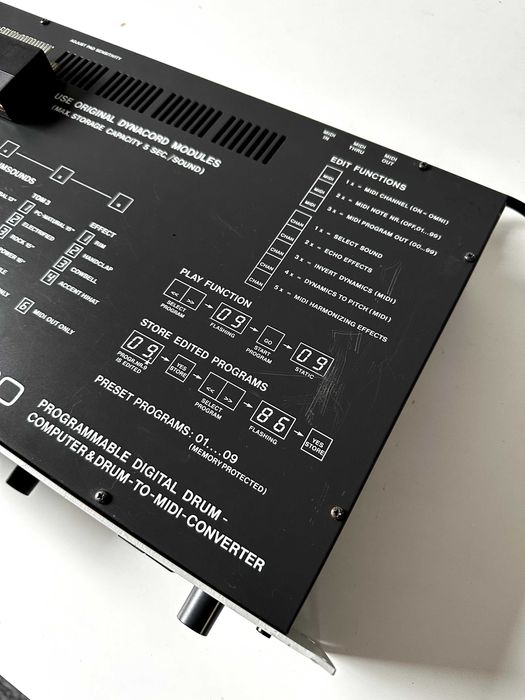 Dynacord P20 - moduł perkusyjny vintage + 6 kartridgy!