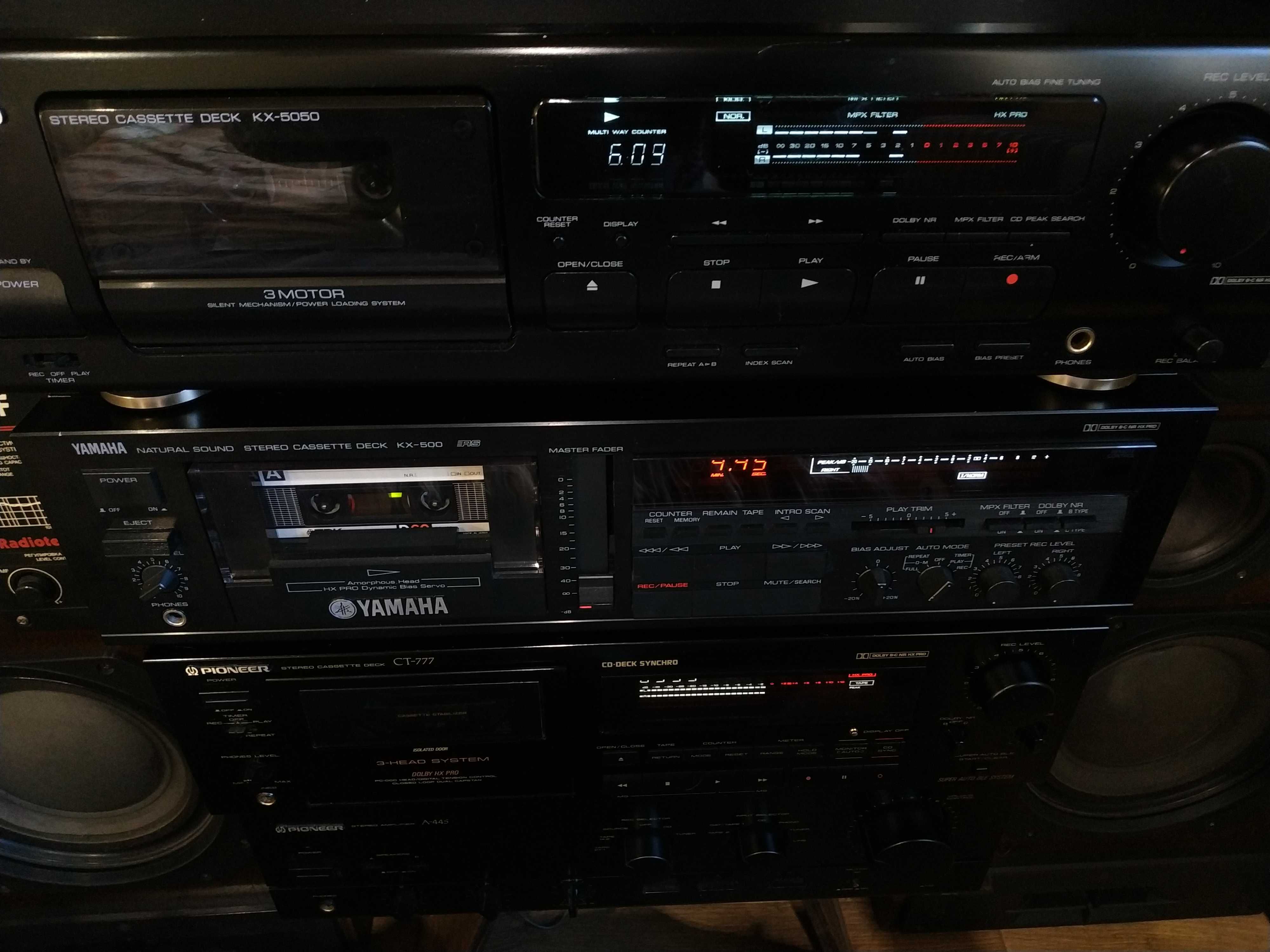 Stereo cassette deck Kenwood KX-5050