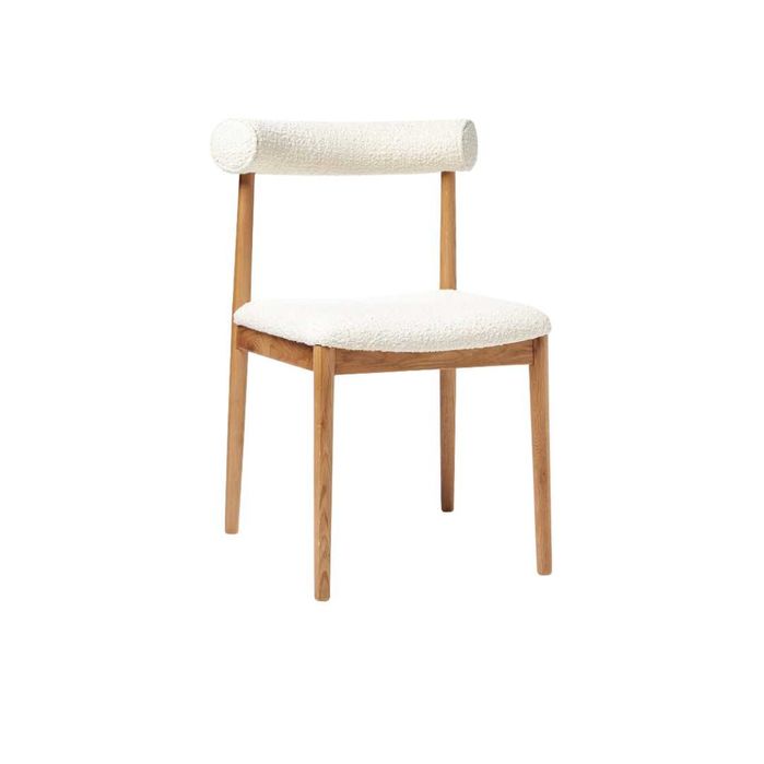 Krzesło tapicerowane Bouclé Cleo