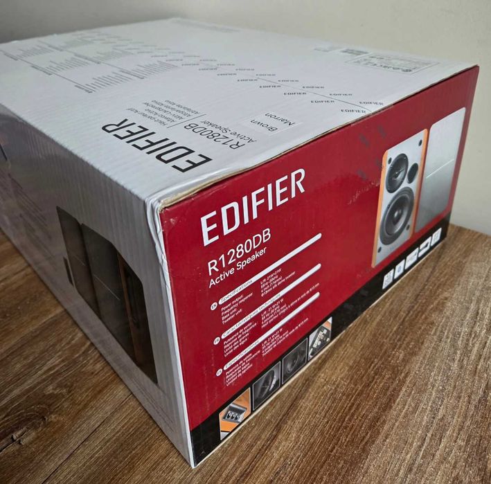 Głośniki EDIFIER R1280DB 2.0, Komunikacja bezprzewodowa Brązowy NOWE