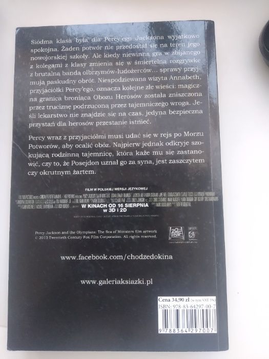 Percy Jackson i Bogowie Olimpijscy. Morze potworów