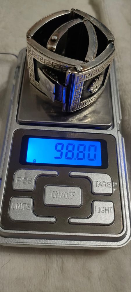 Branzoletks 925 versace zamiana na zloty lancuszek