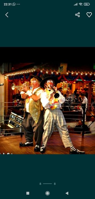 Animação palhaço, parelha ou trio, eventos, festa de Natal