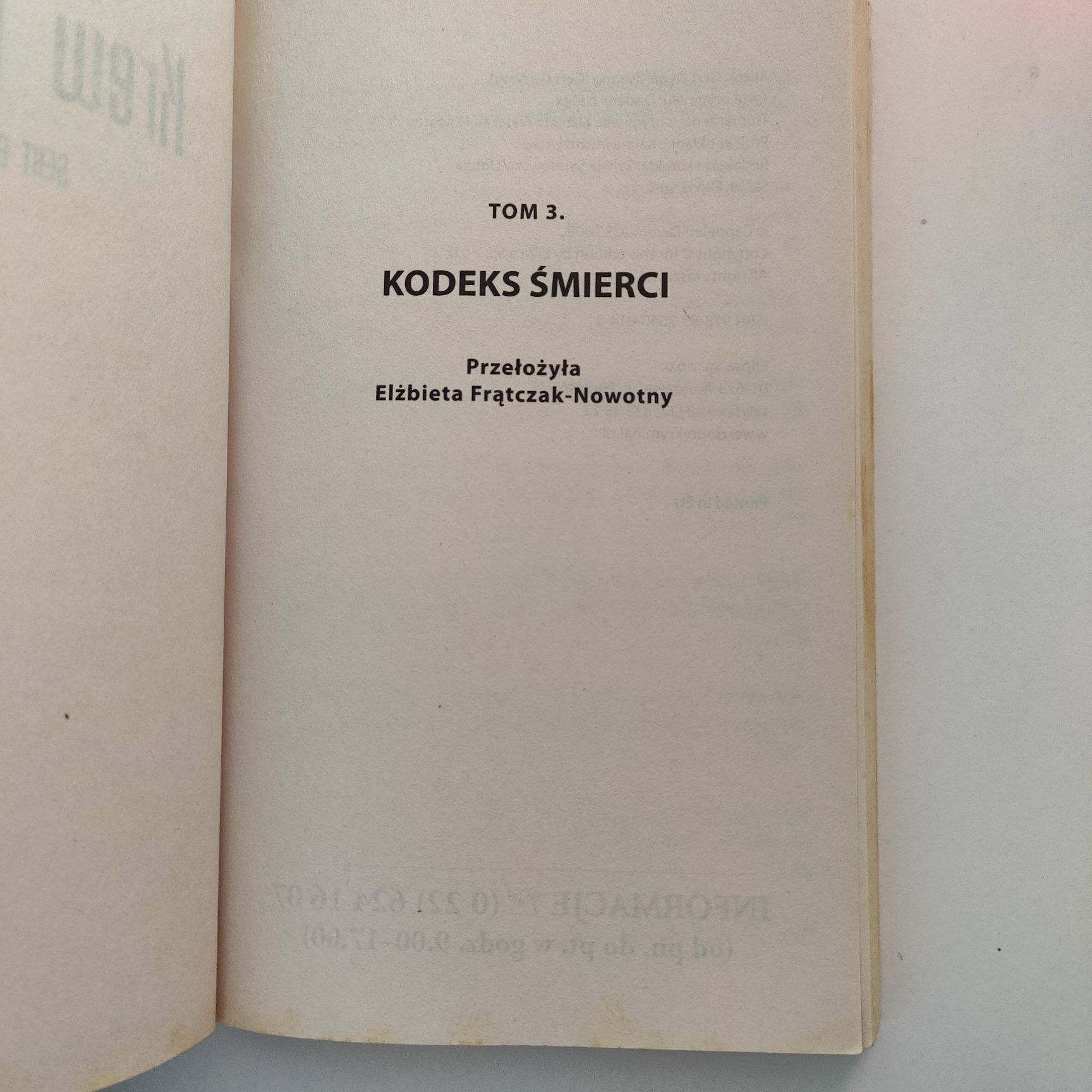 Krew i wino Kodeks śmierci Gert Godeng