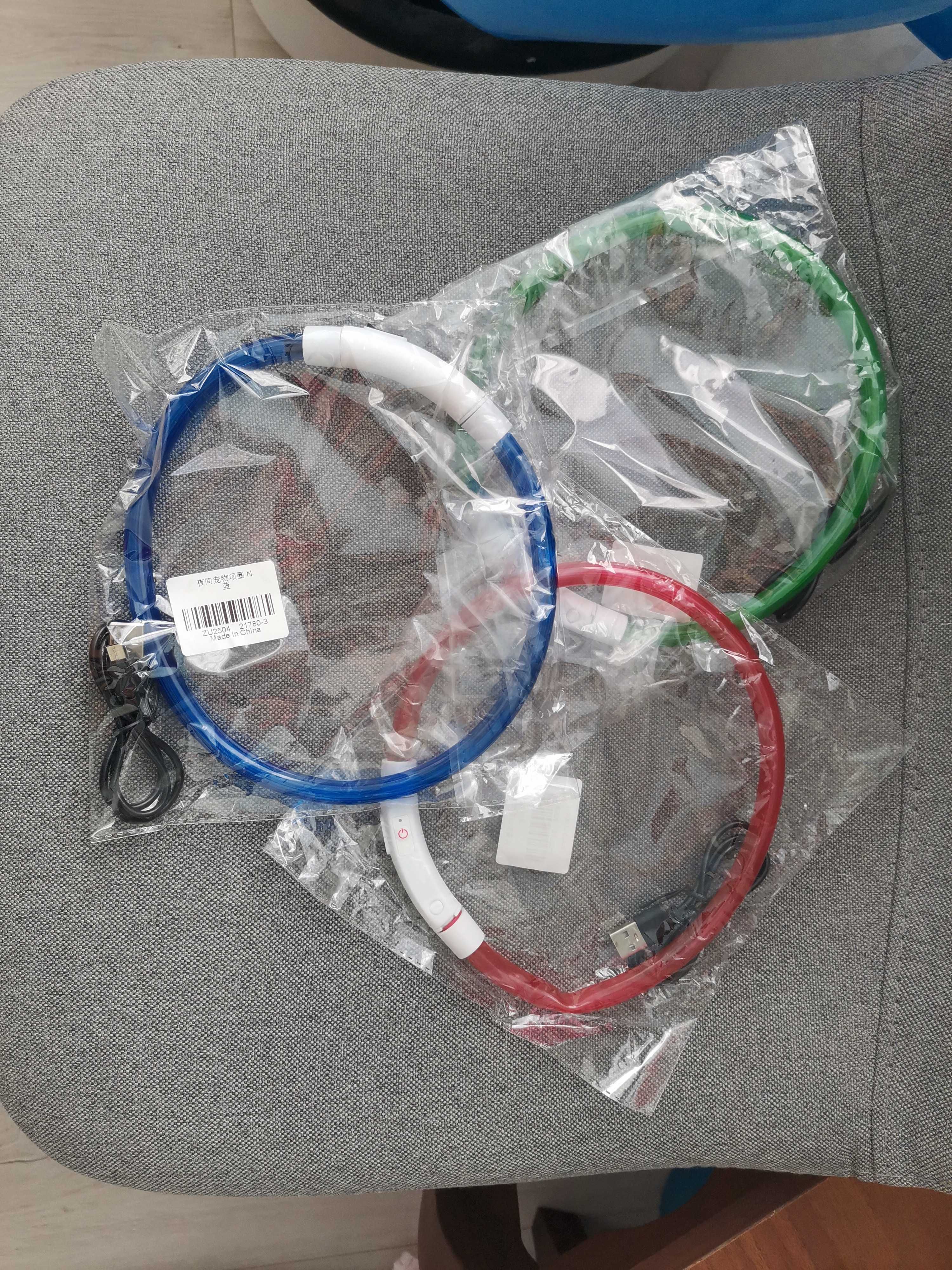 Продаются светящиеся LED ошейники для собак