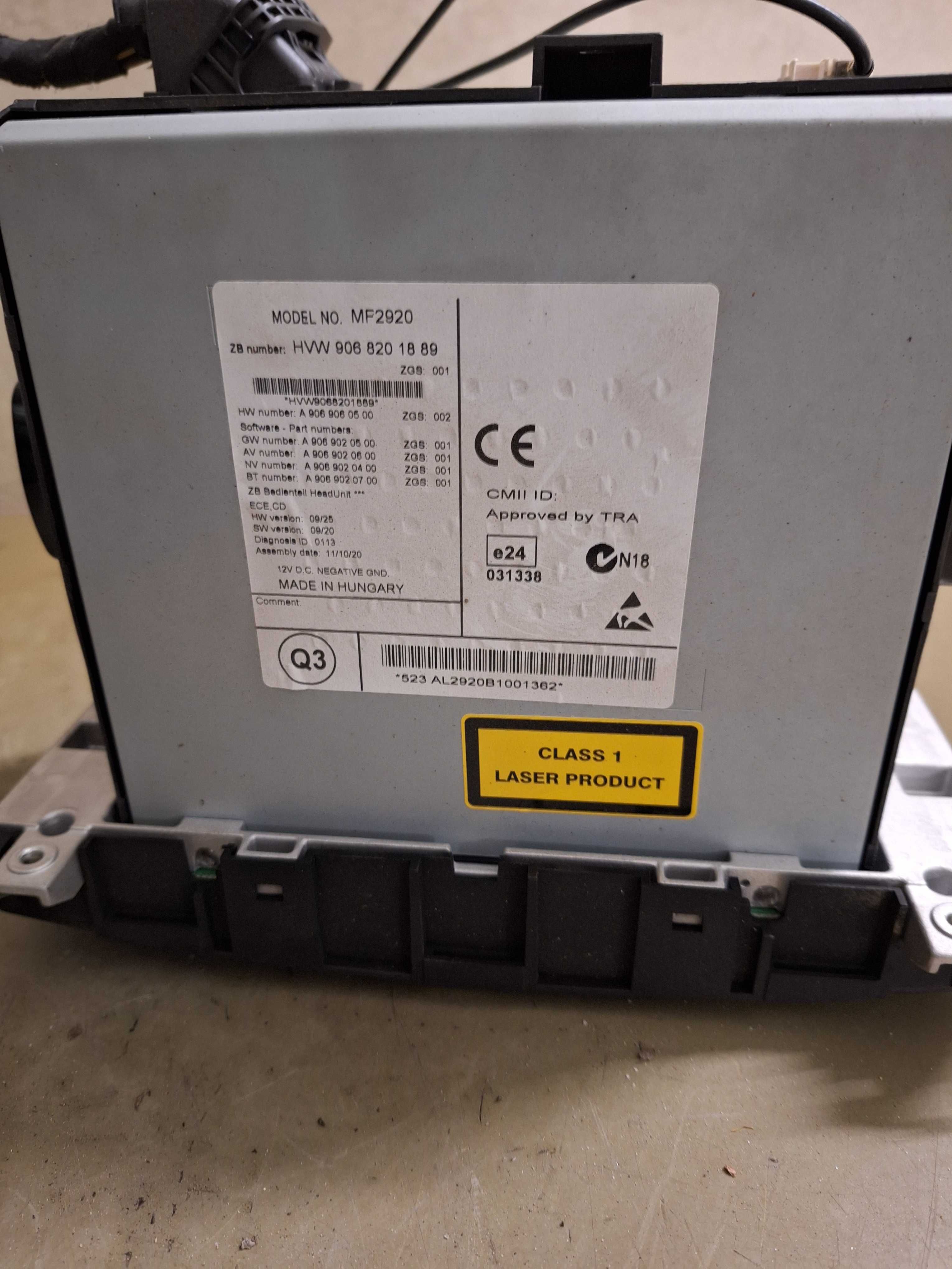 Radio CD VW Crafter