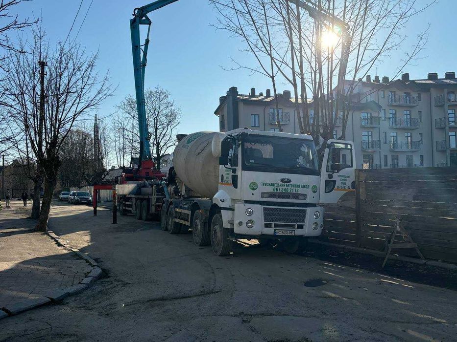 Дрогобицький Бетонний Завод  Бетононасос. Автобетононасос, Бетон
