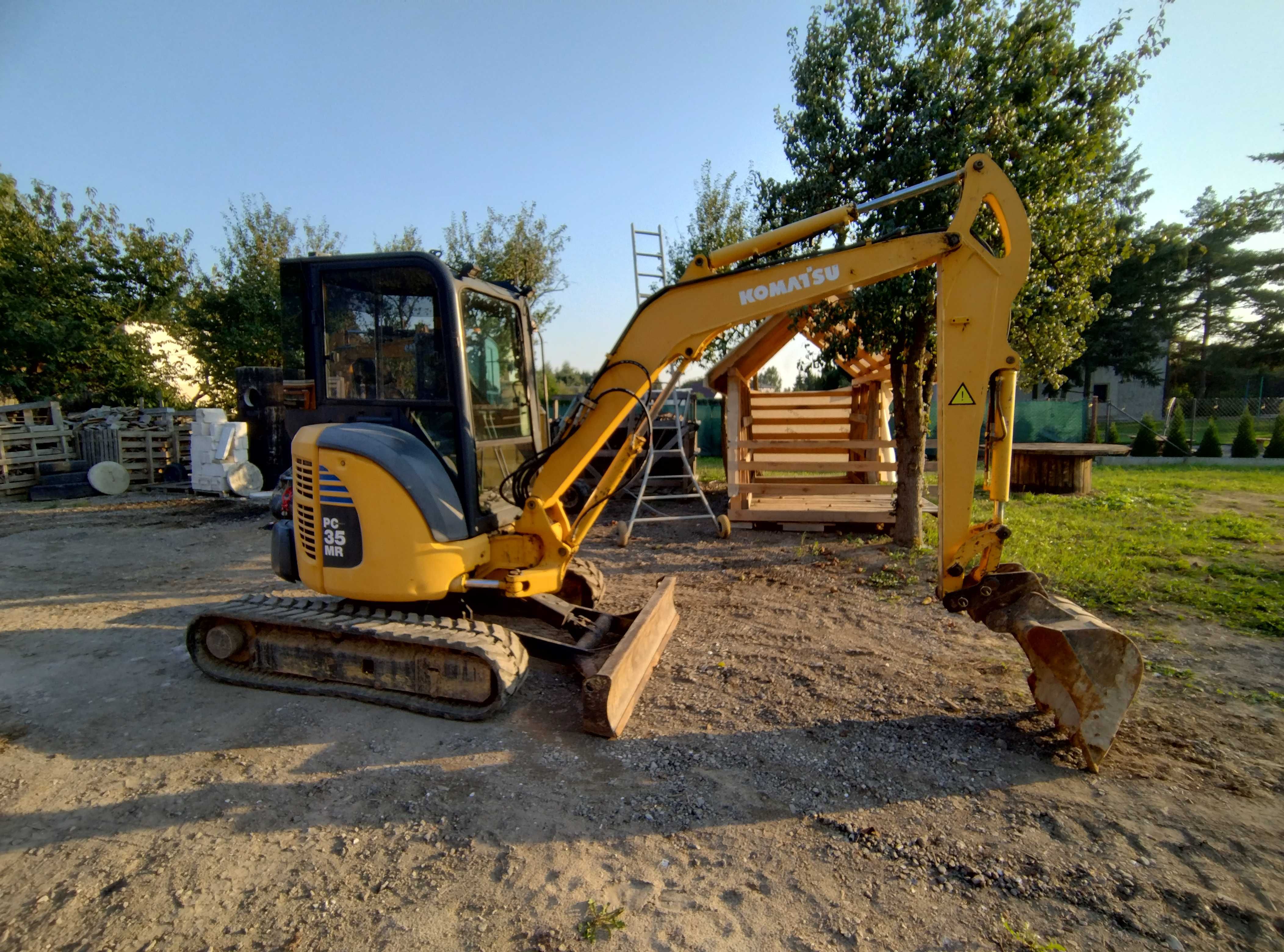 Koparka, minikoparka KOMATSU PC 35mr2 2006r