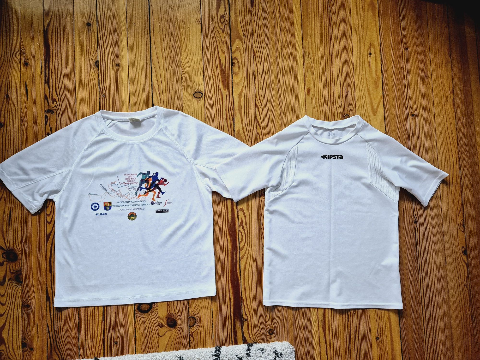 Paka ubrań 134 koszulka na wf kąpielówki spodenki bluzka Tshirt Kipsta