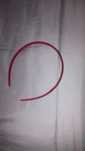 arco de cabelo vermelho