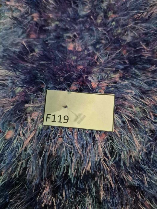 Szalik włochaty kolorowy