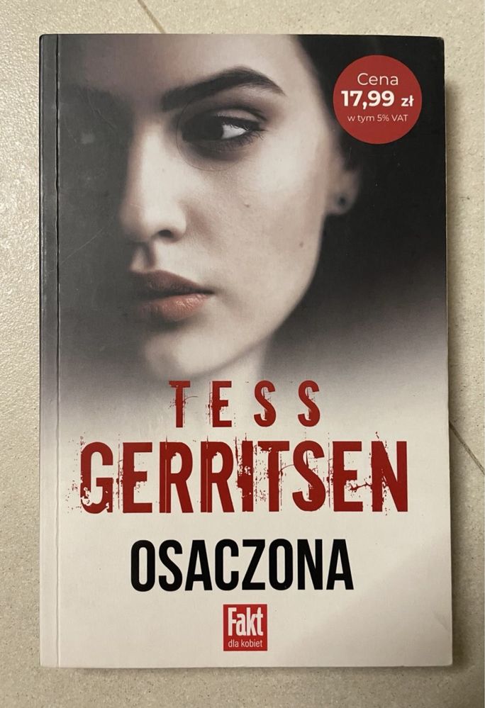 Książka „Osaczona” - Tess Gerritsen