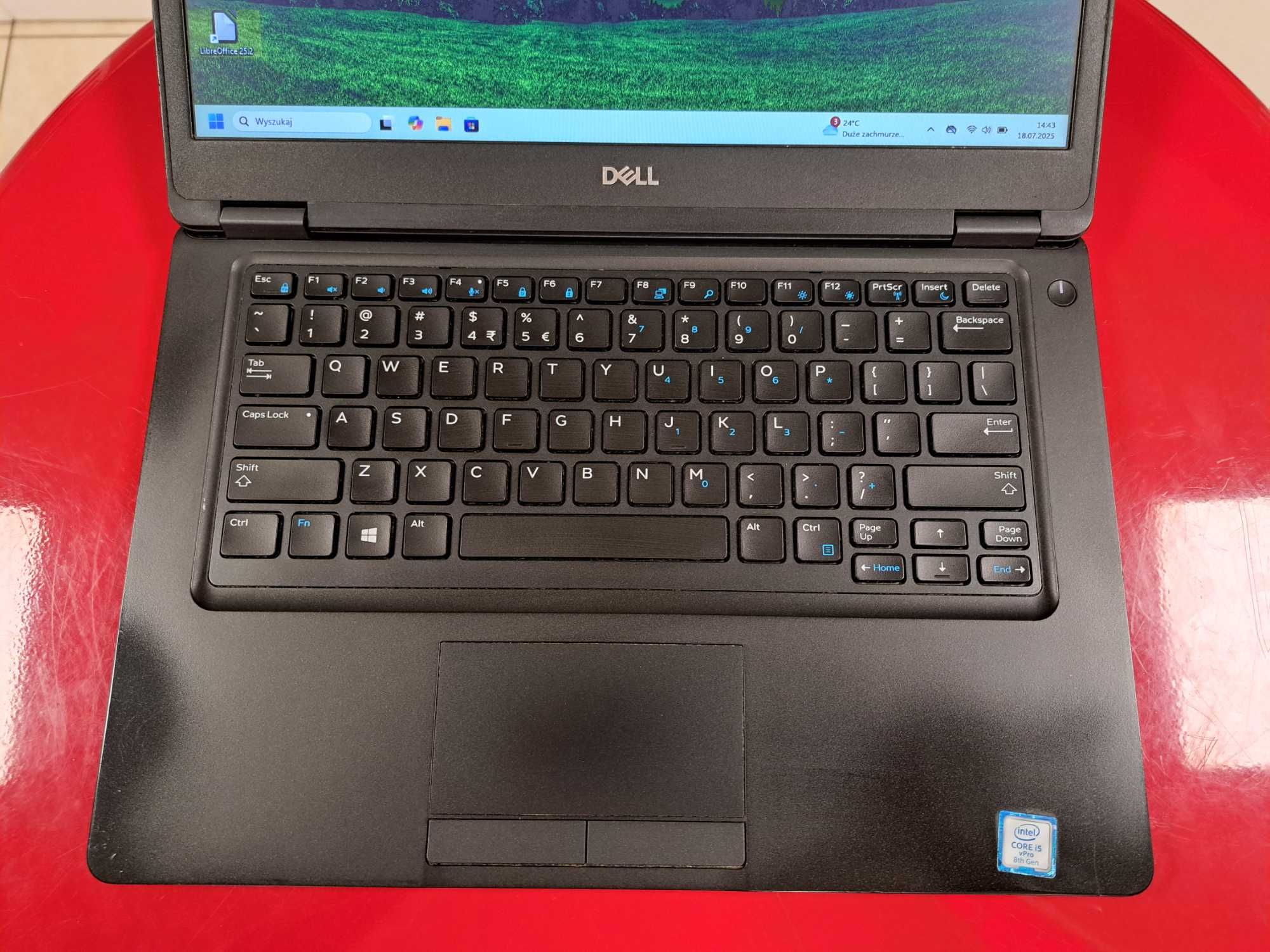 Laptop 14" Dell Latitude 5490 i5-8gen 8GB Win11 SSD USB-C HDMI Kamera
