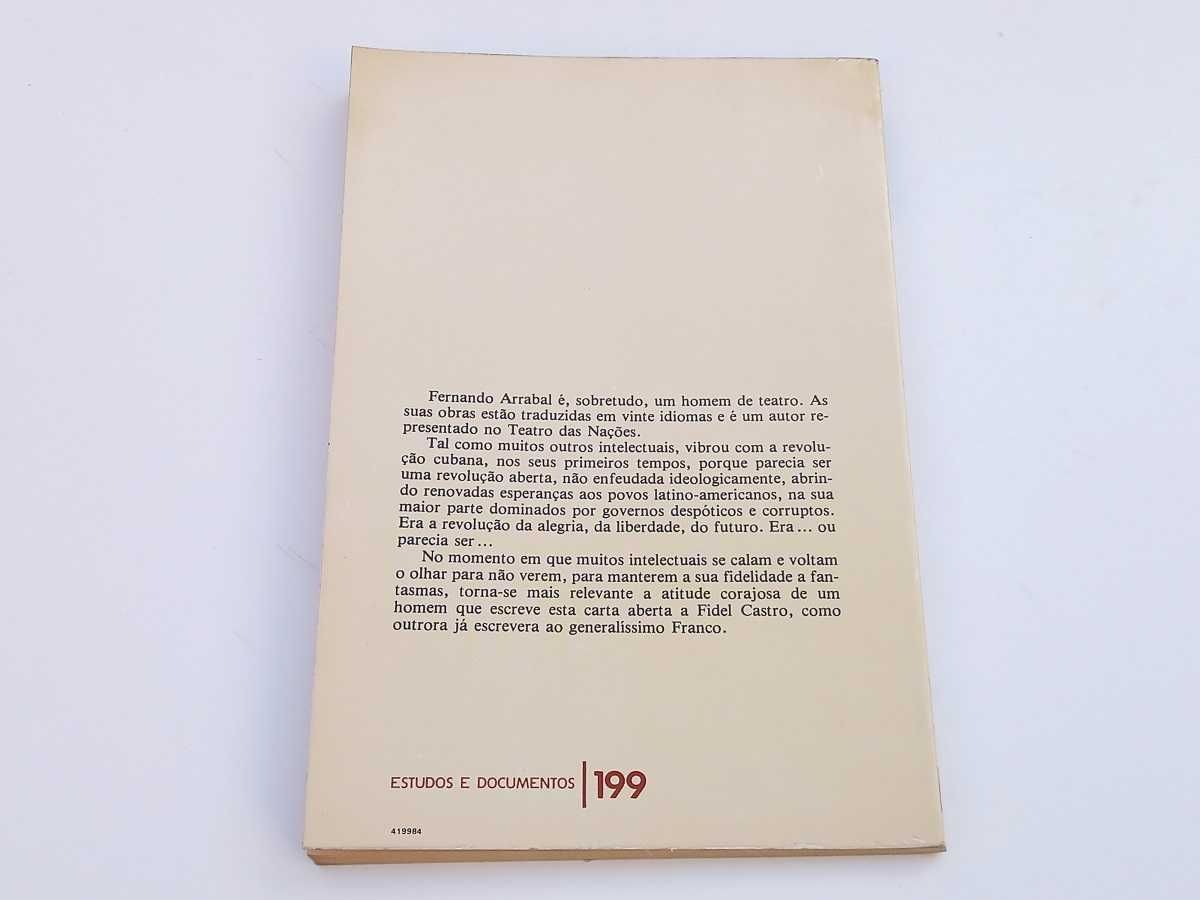 Fernando Arrabal - Carta a Fidel Castro / Ano: 1984