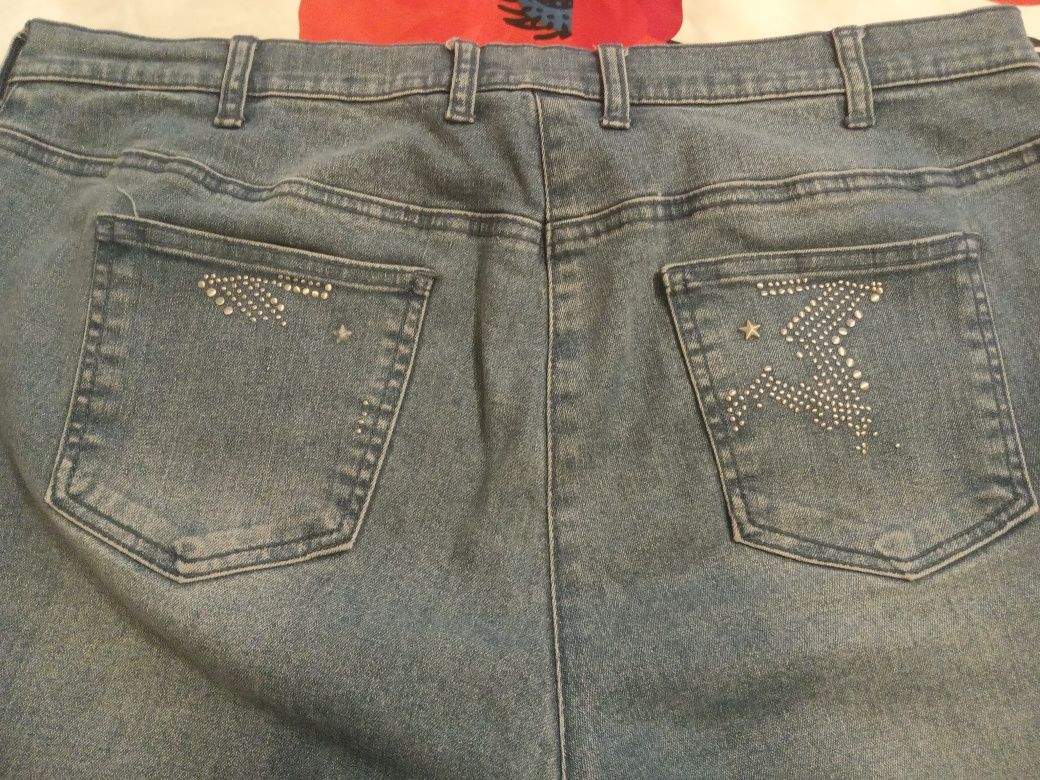 Spodnie damskie jeansy roz 48 Bonprix