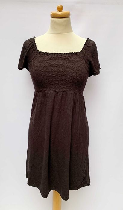 Tunika Czarna H&M Mama Ciążowa S 36 Brzuszek Ciąża Boob Mum Mom