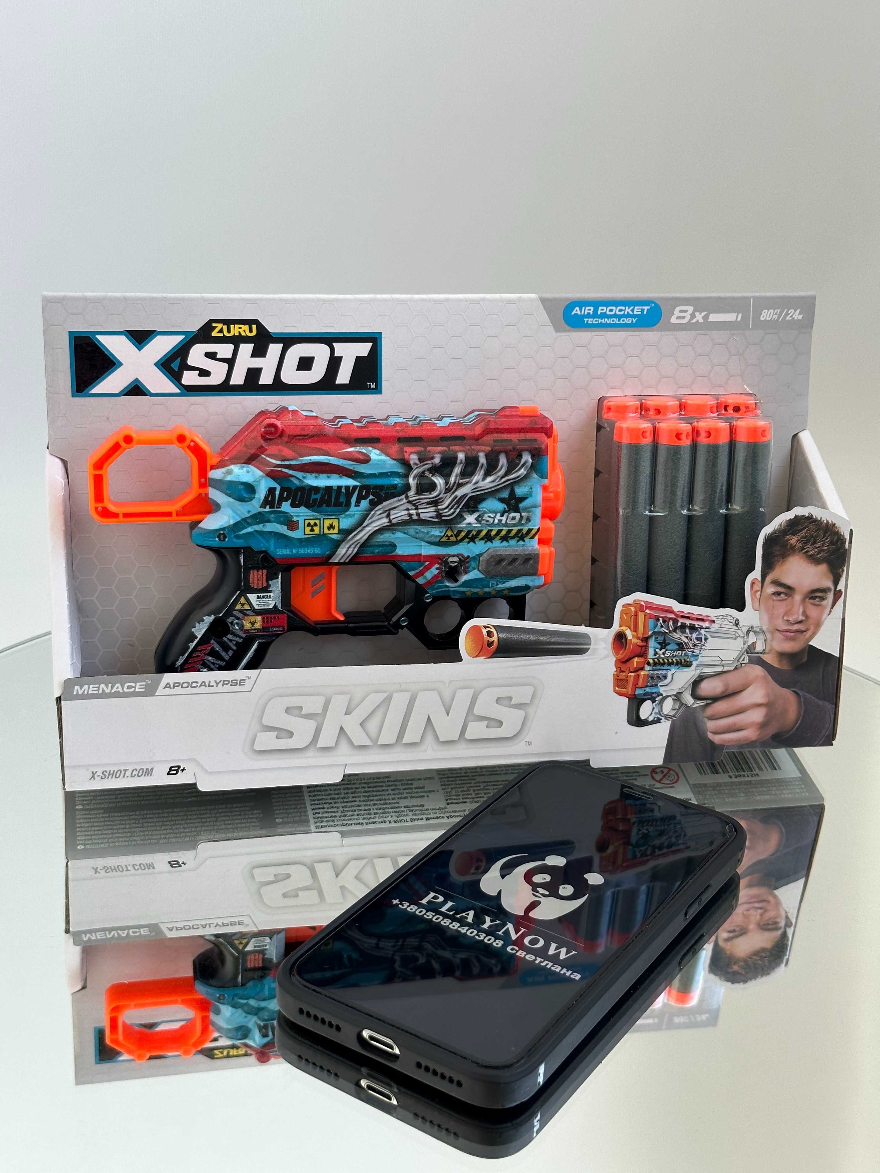 Акція! бластер X-Shot / Детский пистолет с дальностью стрельбы 27м *