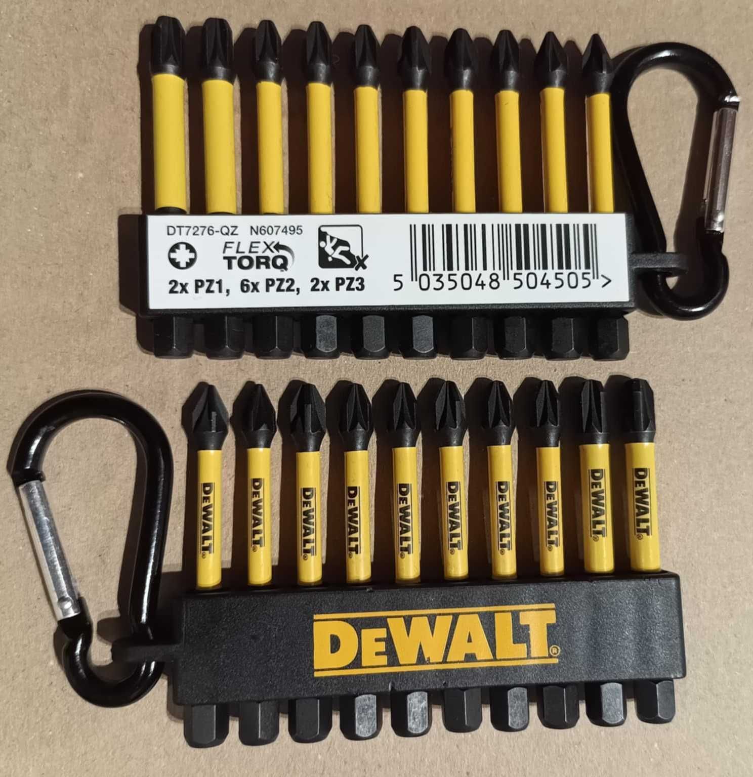 Zakrętarka DeWalt DCF887 + zestaw 10 bitów udarowych PZ1 PZ2 PZ3