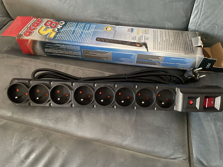 Acar s8 pro 3m listwa zabespieczajaca 8 gniazd