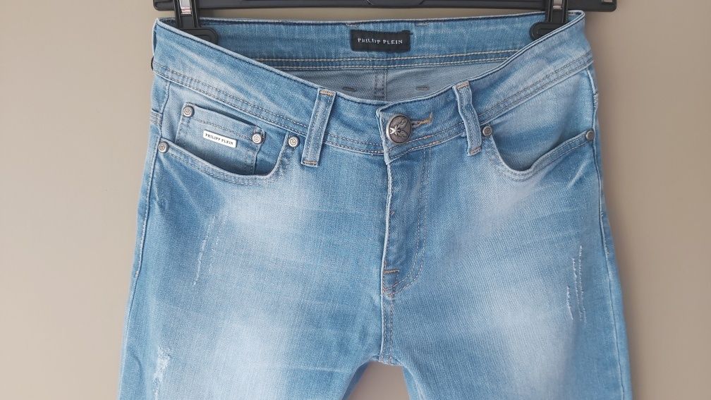 Philipp Plein spodnie jeansowe rozmiar S/M damskie