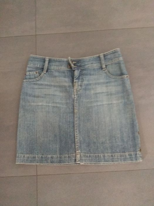 Spódnica jeansowa h&m