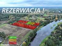 Żądłowice Spała działka budowlana nad Pilicą z linią brzegową media !