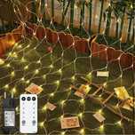 Girlanda świetlna z siatki, 3 x 2 m, 200 diod LED