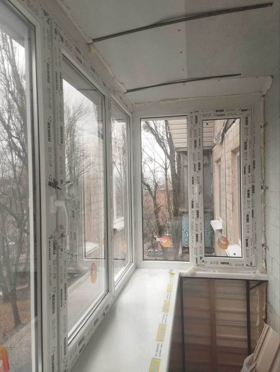 Вікна WDS за 4 ДНІ, EKIPAZH, Rehau, ALUMIL, Винос балконів, Відкоси