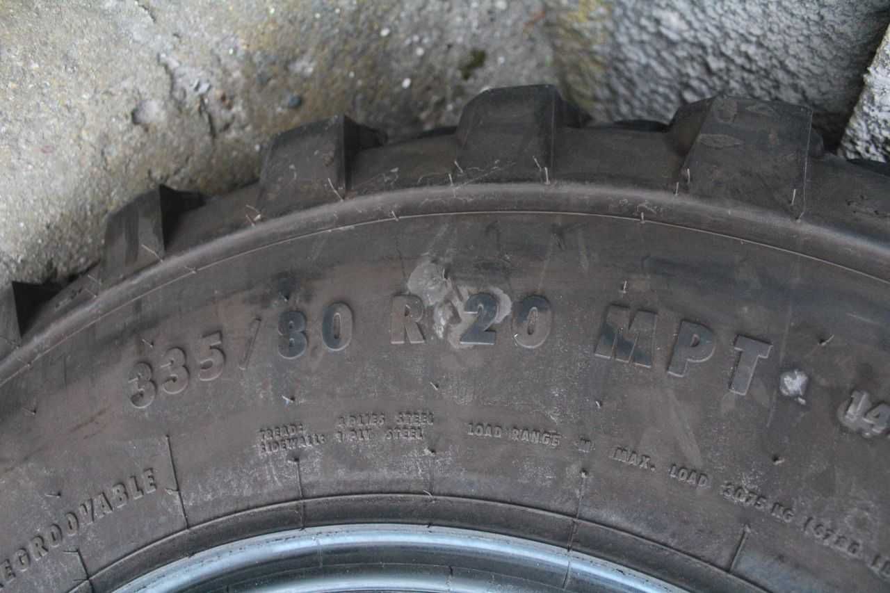 4x Continental MPT81 335/80R20 12,5R20 14-15 mm