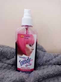 spray koloryzujący do włosów zmywalny różowy