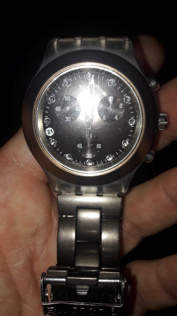 Vendo relógio swatch irony diaphane