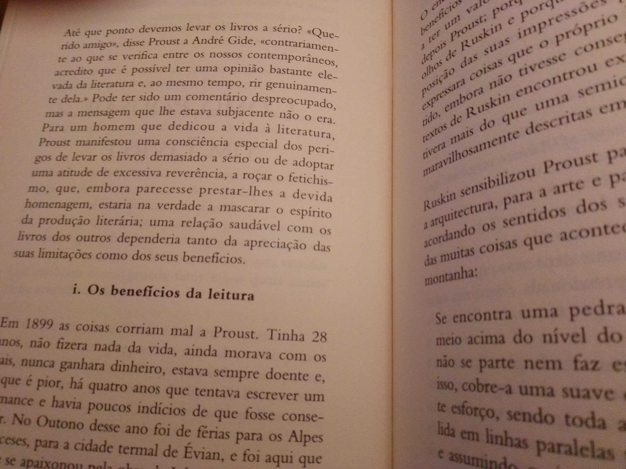 Livro " Como Proust pode mudar sua vida"