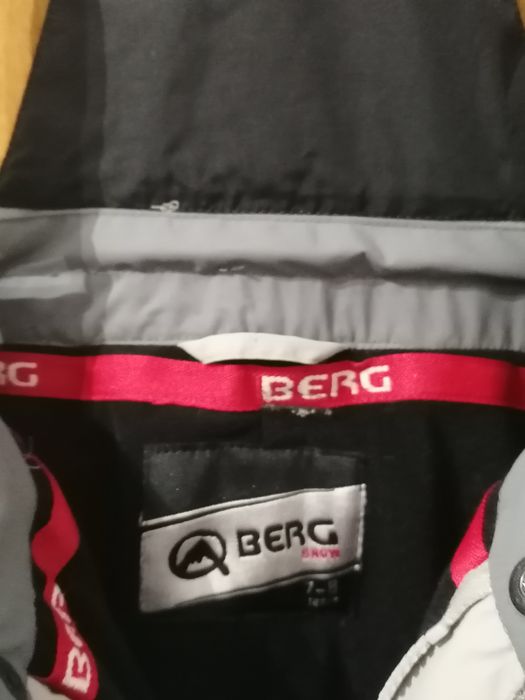 Calças com suspensórios para neve tam 7-8 anos