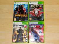 Gry XBox 360 Iron Man, Gears of War 3, NBA 2k15, Risen: Dark Waters PL