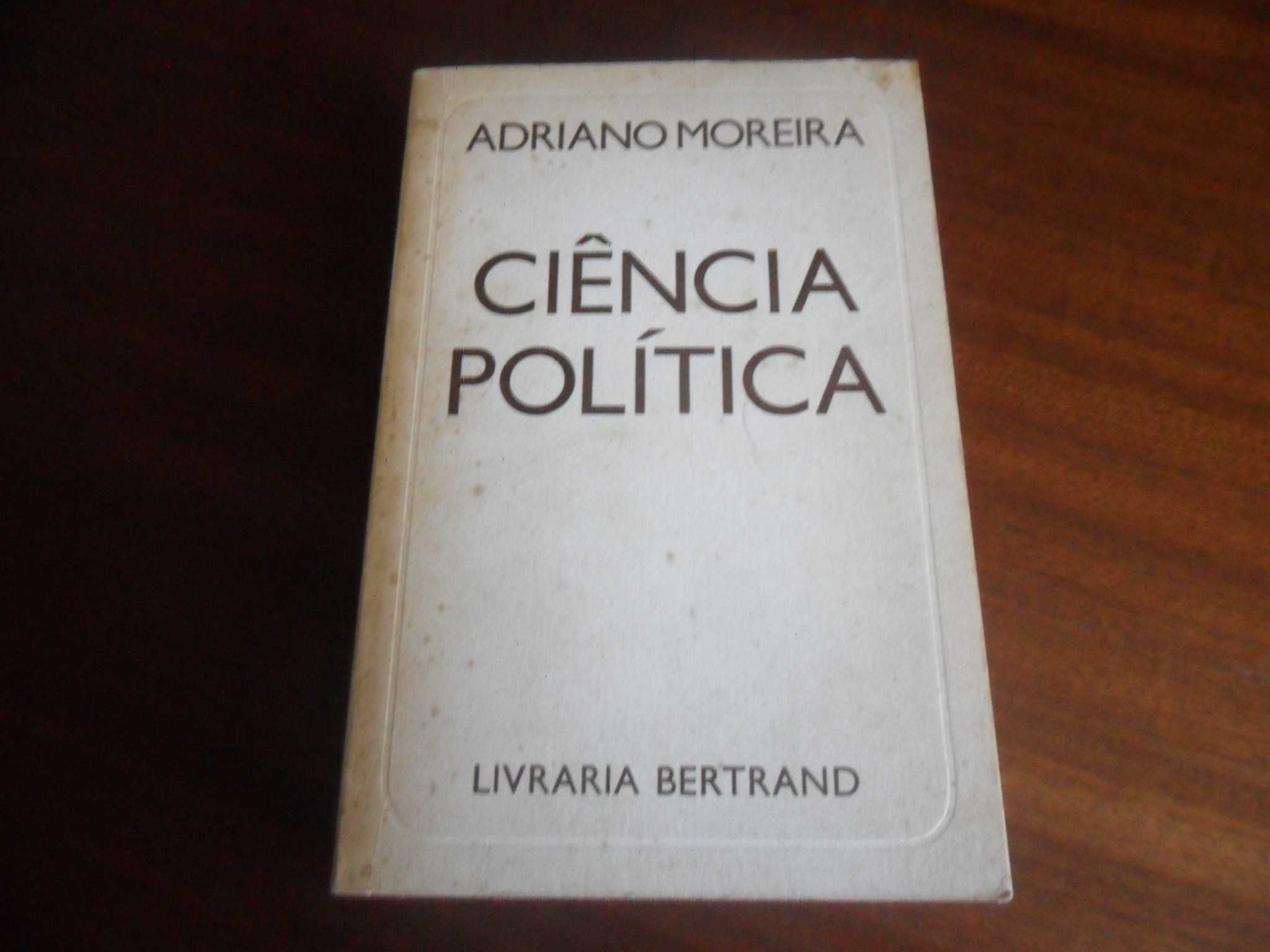 "Ciência Política" de Adriano Moreira - 1ª Edição de 1979