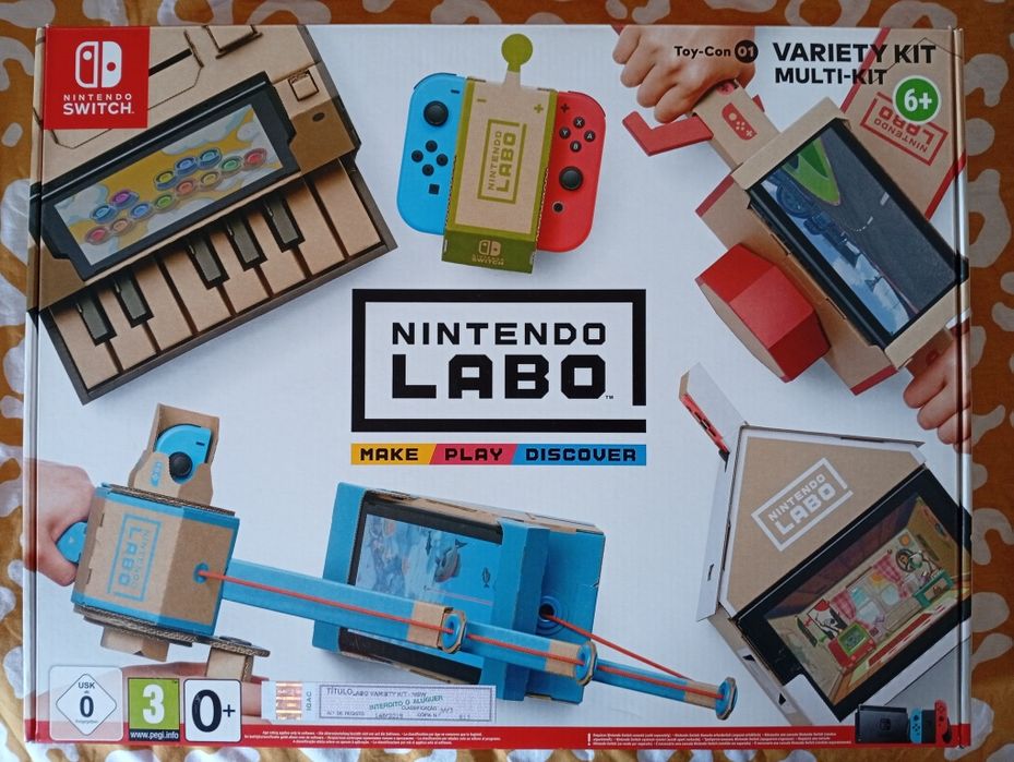 Jogo Nintendo Labo kit variável. Novo.