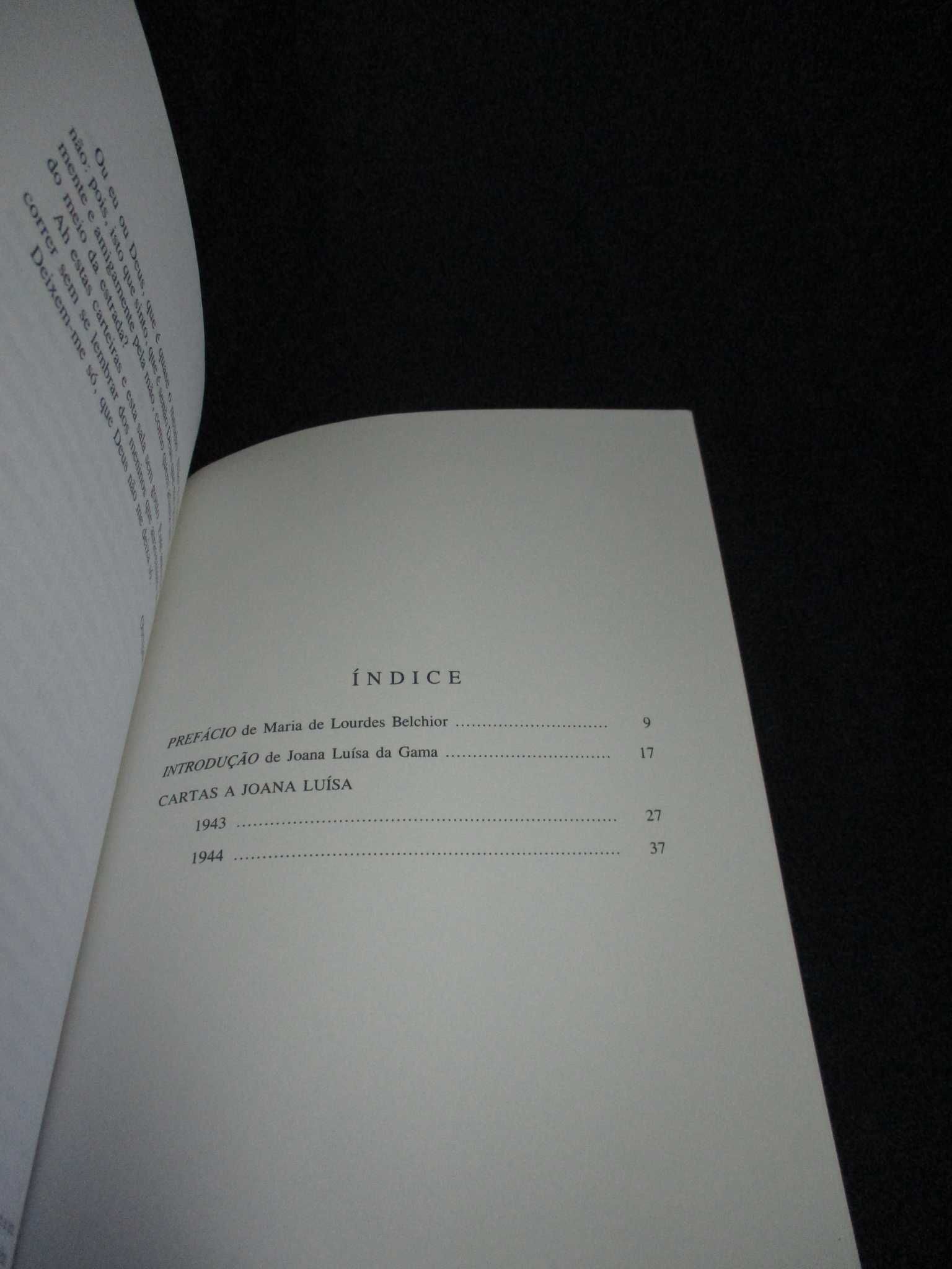 Livro Cartas I Sebastião da Gama Colecção Poesia Ática