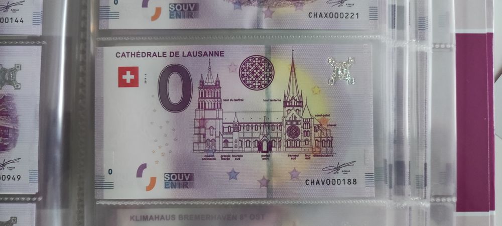 0 Euro Cathedrale de Lausanne NR 188