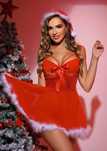 Vestido/lingerie natal sexy