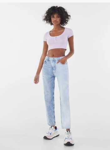 джинси джинсы bershka mom мамсы